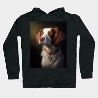 Royal Portrait of a Brittany Spaniel Hoodie